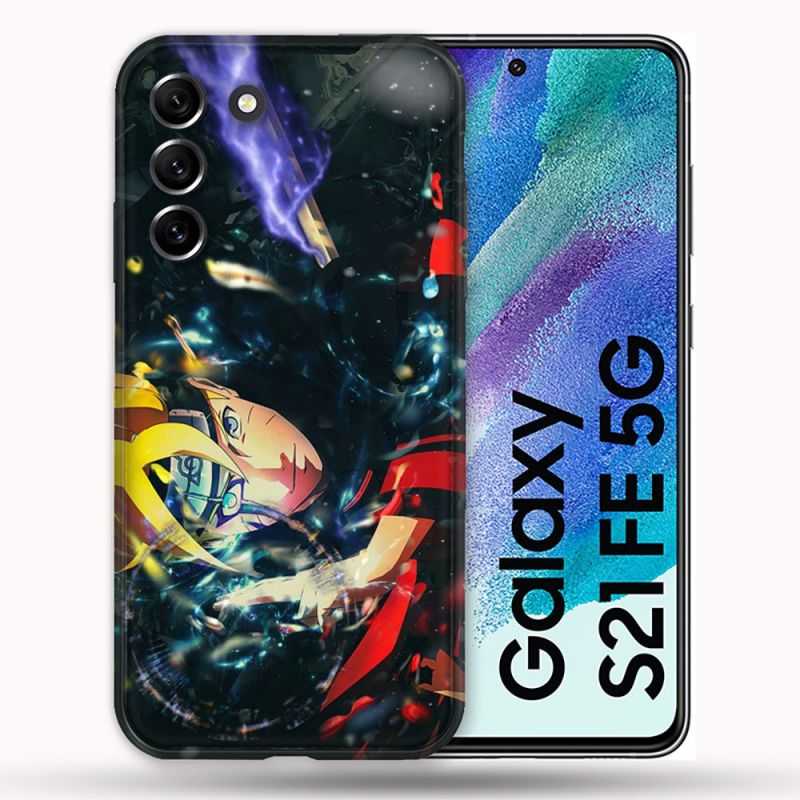 Coque Pour Samsung Galaxy S21 FE / S21FE Manga Boruto Eclair