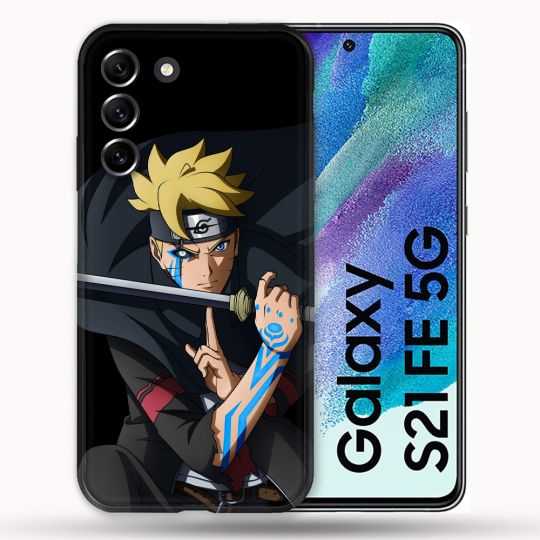 Coque Pour Samsung Galaxy S21 FE / S21FE Manga Boruto Tatouage