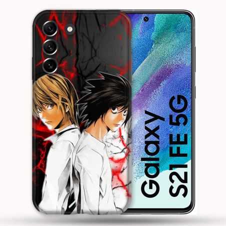 Coque Pour Samsung Galaxy S21 FE / S21FE Manga Death Note Duo