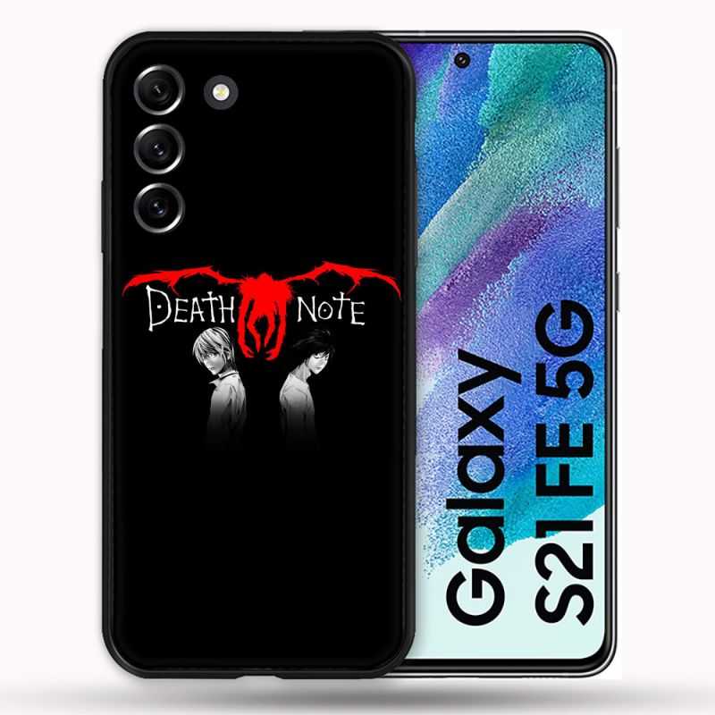 Coque Pour Samsung Galaxy S21 FE / S21FE Manga Death Note Noir