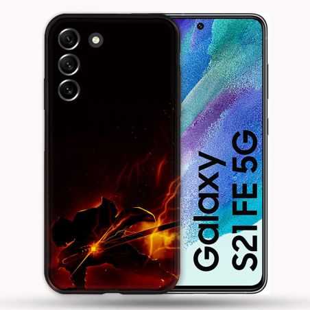 Coque Pour Samsung Galaxy S21 FE / S21FE Manga Demon Slayer Electric