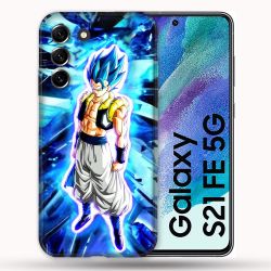 Coque Pour Samsung Galaxy S21 FE / S21FE Manga Dragon Ball Gogeta Lumiere