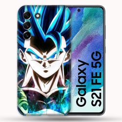 Coque Pour Samsung Galaxy S21 FE / S21FE Manga Dragon Ball Gogeta Visage