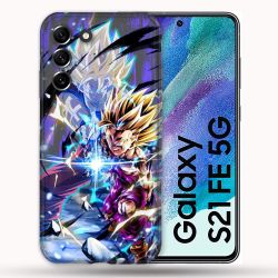 Coque Pour Samsung Galaxy S21 FE / S21FE Manga Dragon Ball Sangohan Duo