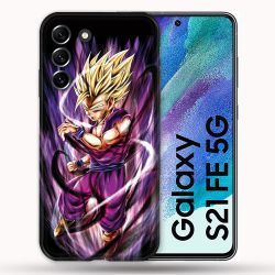 Coque Pour Samsung Galaxy S21 FE / S21FE Manga Dragon Ball Sangohan Violet