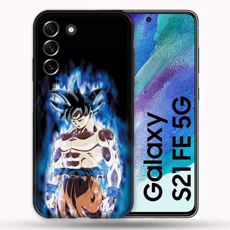 Coque Pour Samsung Galaxy S21 FE / S21FE Manga Dragon Ball Sangoku Noir