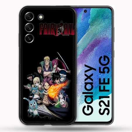 Coque Pour Samsung Galaxy S21 FE / S21FE Manga Fairy Tail Logo Team