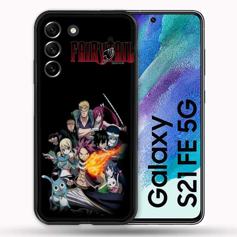 Coque Pour Samsung Galaxy S21 FE / S21FE Manga Fairy Tail Logo Team