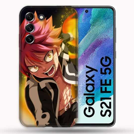 Coque Pour Samsung Galaxy S21 FE / S21FE Manga Fairy Tail Natsu