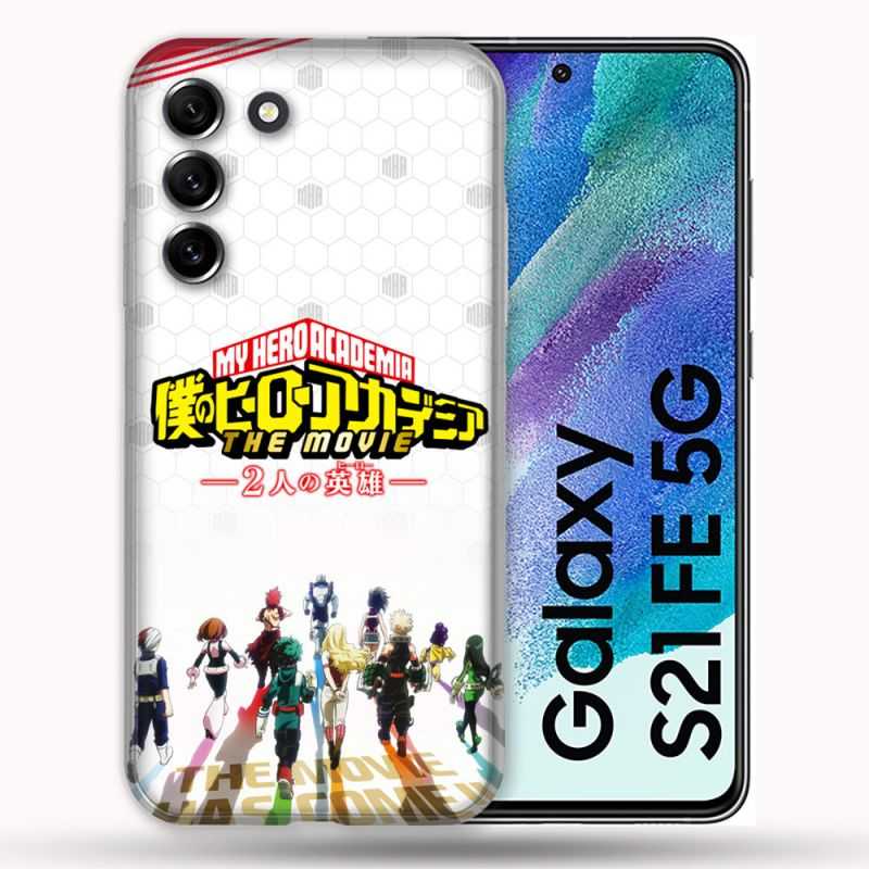 Coque Pour Samsung Galaxy S21 FE / S21FE Manga My Hero Academia Blanc