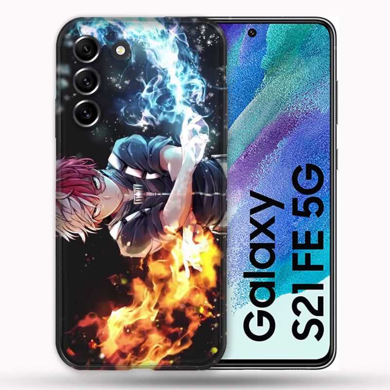 Coque Pour Samsung Galaxy S21 FE / S21FE Manga My Hero Academia Shoto
