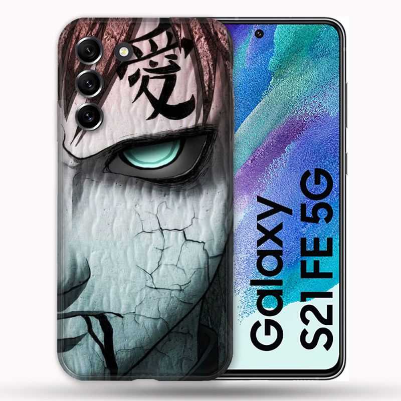 Coque Pour Samsung Galaxy S21 FE / S21FE Manga Naruto Gaara