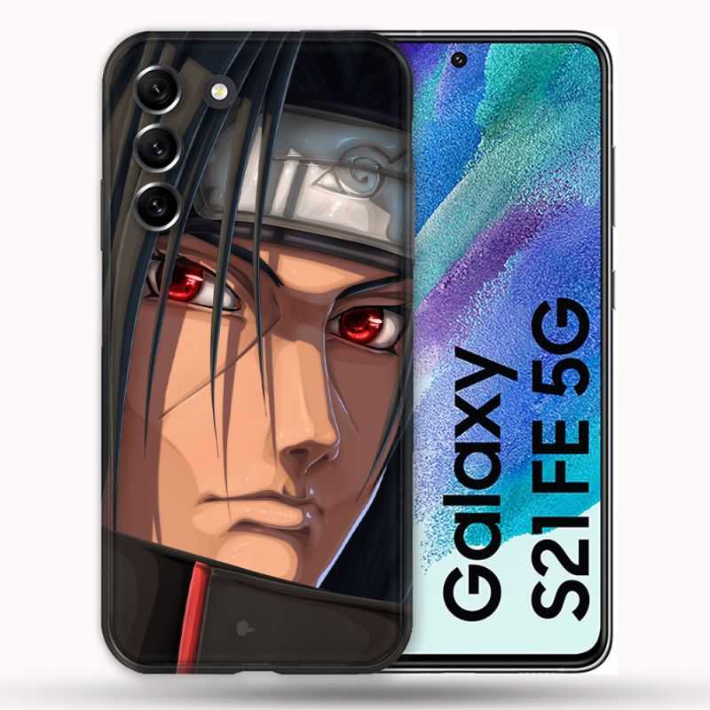 Coque Pour Samsung Galaxy S21 FE / S21FE Manga Naruto Itachi Visage
