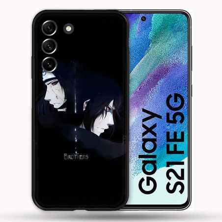 Coque Pour Samsung Galaxy S21 FE / S21FE Manga Naruto Sasuke Itachi