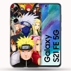 Coque Pour Samsung Galaxy S21 FE / S21FE Manga Naruto Team