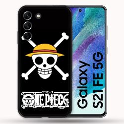 Coque Pour Samsung Galaxy S21 FE / S21FE Manga One Piece Tete de Mort