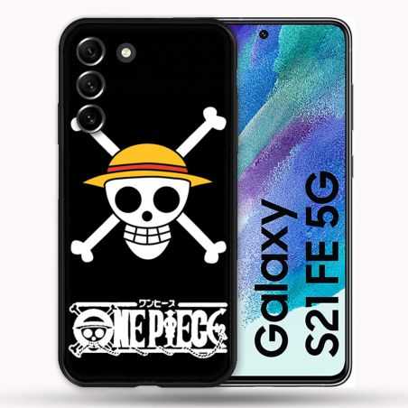 Coque Pour Samsung Galaxy S21 FE / S21FE Manga One Piece Tete de Mort