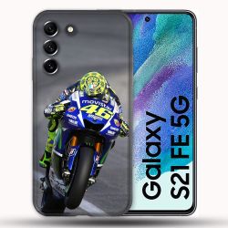 Coque Pour Samsung Galaxy S21 FE / S21FE Moto Course GP Wheeling 46