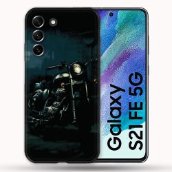 Coque Pour Samsung Galaxy S21 FE / S21FE Moto Harley Vintage