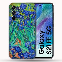 Coque Pour Samsung Galaxy S21 FE / S21FE Peinture Iris