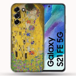 Coque Pour Samsung Galaxy S21 FE / S21FE Peinture Le Baiser