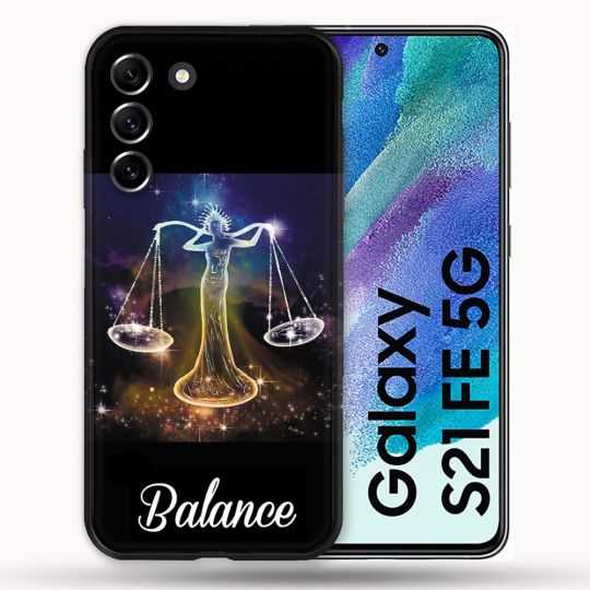 Coque Pour Samsung Galaxy S21 FE / S21FE Signe Zodiaque 2 Balance