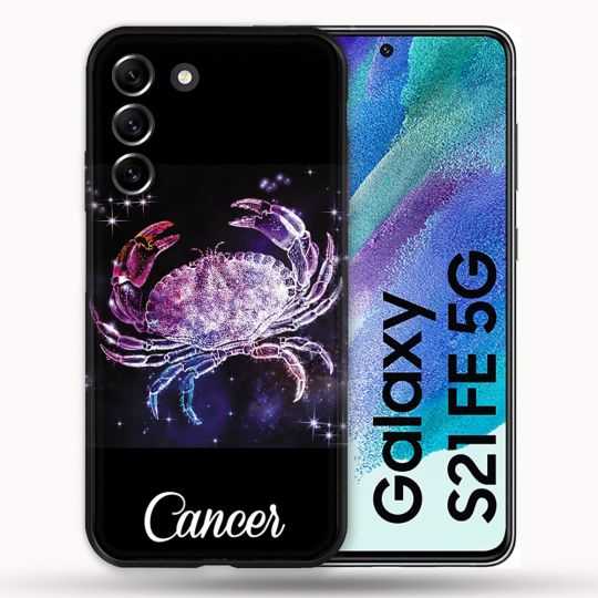 Coque Pour Samsung Galaxy S21 FE / S21FE Signe Zodiaque 2 Cancer