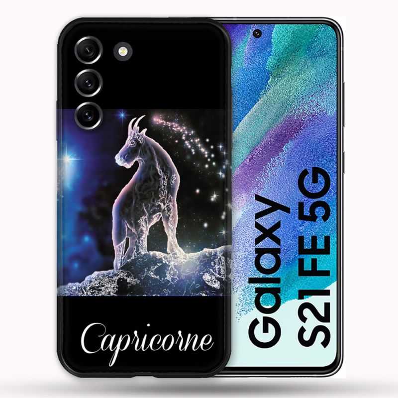 Coque Pour Samsung Galaxy S21 FE / S21FE Signe Zodiaque 2 Capricorne