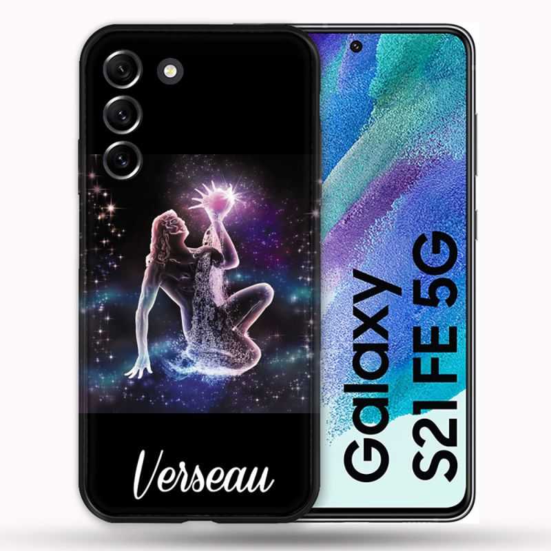 Coque Pour Samsung Galaxy S21 FE / S21FE Signe Zodiaque 2 Verseau