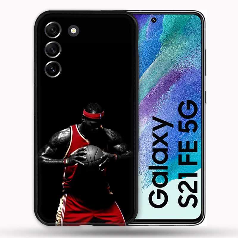 Coque Pour Samsung Galaxy S21 FE / S21FE Sport Basketeur