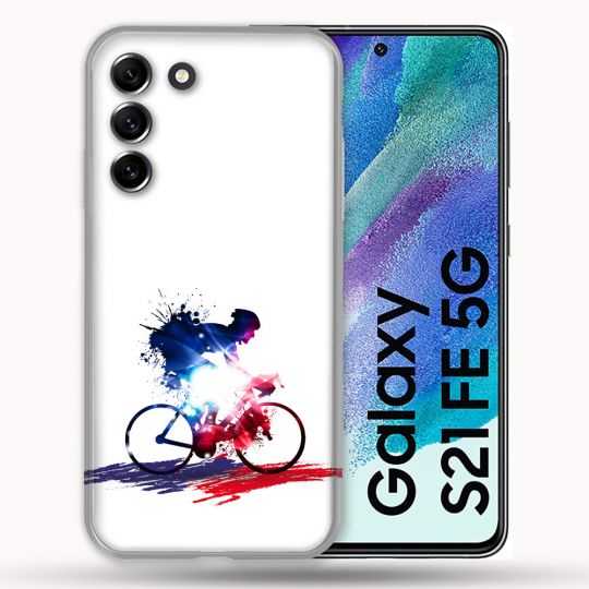 Coque Pour Samsung Galaxy S21 FE / S21FE Sport Cyclisme France