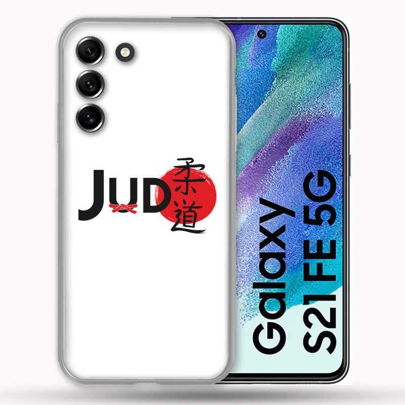 Coque Pour Samsung Galaxy S21 FE / S21FE Sport Judo Logo