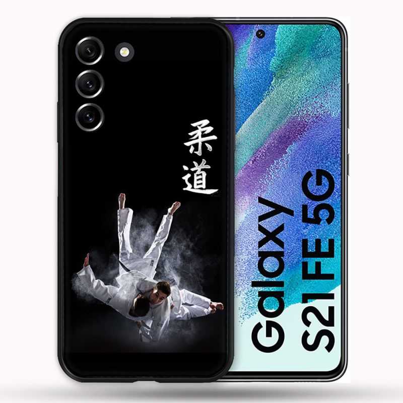 Coque Pour Samsung Galaxy S21 FE / S21FE Sport Judo Noir