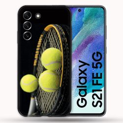 Coque Pour Samsung Galaxy S21 FE / S21FE Sport Tennis Balls