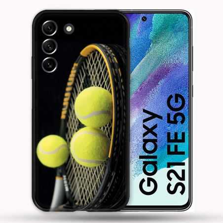 Coque Pour Samsung Galaxy S21 FE / S21FE Sport Tennis Balls