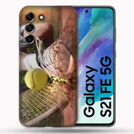 Coque Pour Samsung Galaxy S21 FE / S21FE Sport Tennis Glissade