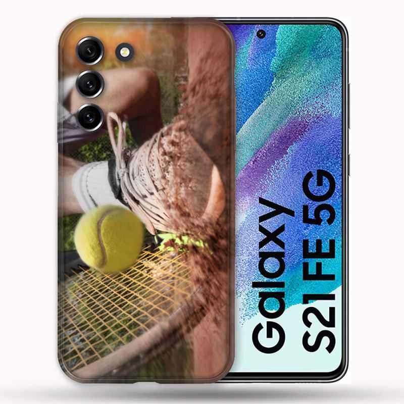 Coque Pour Samsung Galaxy S21 FE / S21FE Sport Tennis Glissade