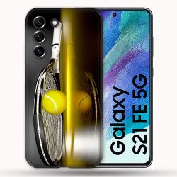 Coque Pour Samsung Galaxy S21 FE / S21FE Sport Tennis Reflet