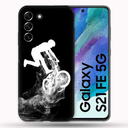 Coque Pour Samsung Galaxy S21 FE / S21FE Sport VTT Noir
