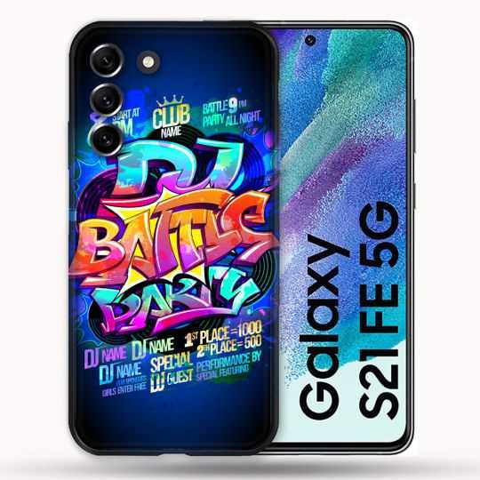 Coque Pour Samsung Galaxy S21 FE / S21FE Street Art Rap