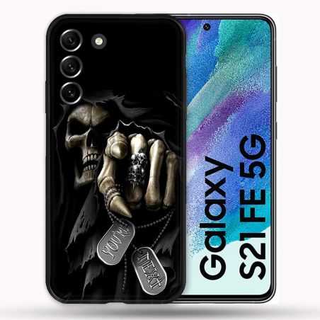 Coque Pour Samsung Galaxy S21 FE / S21FE Tete de Mort Your Next