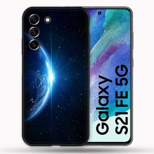 Coque Pour Samsung Galaxy S21 FE / S21FE Univers Planete Terre