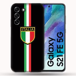 Coque Pour Samsung Galaxy S21 FE / S21FE Voyage Italie 3 Noir