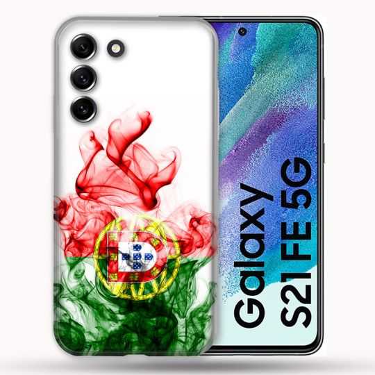 Coque Pour Samsung Galaxy S21 FE / S21FE Voyage Portugal Flamme