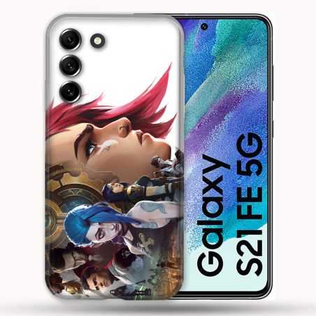 Coque Pour Samsung Galaxy S21 FE / S21FE Arcane Jynx Sœur