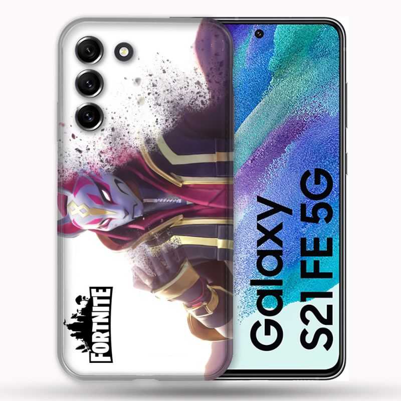 Coque Pour Samsung Galaxy S21 FE / S21FE Fortnite Blanc