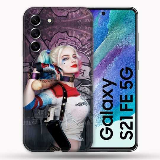 Coque Pour Samsung Galaxy S21 FE / S21FE Harley Quinn Batte