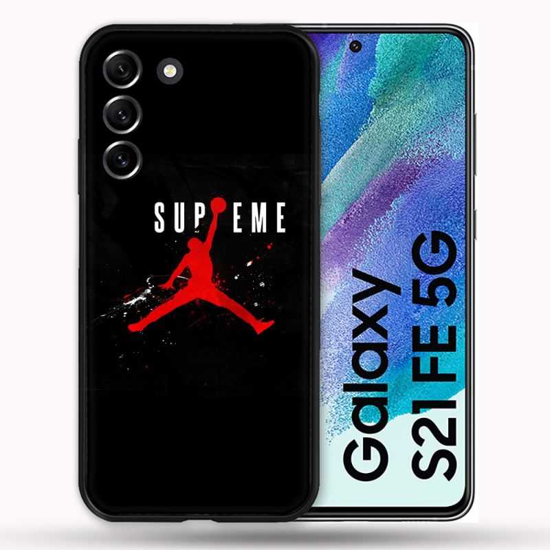 Coque Pour Samsung Galaxy S21 FE / S21FE Jordan Supreme Noir