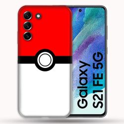 Coque Pour Samsung Galaxy S21 FE / S21FE Pokemon Pokeball