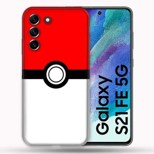 Coque Pour Samsung Galaxy S21 FE / S21FE Pokemon Pokeball